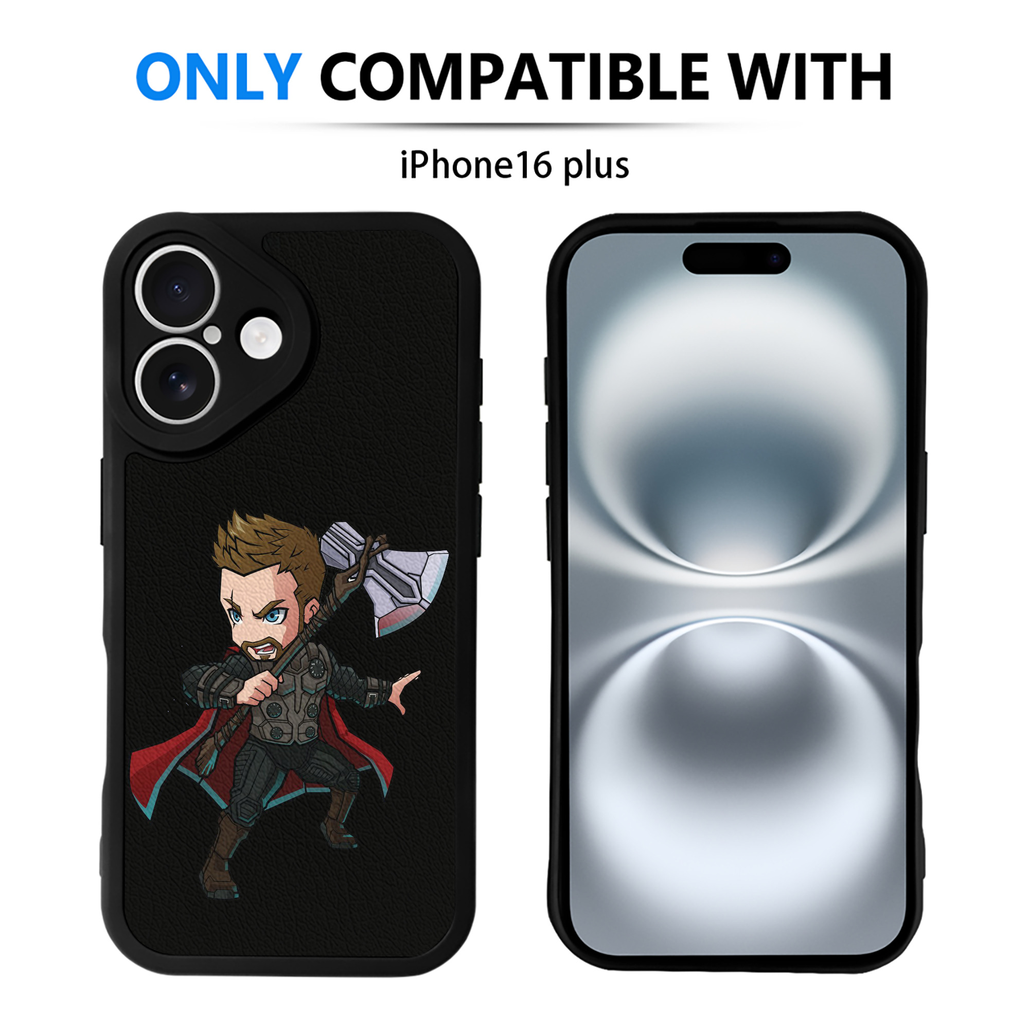 （画像用） アベンジャーズ The Avengers 【iPhone 16シリーズ対応】シリコンスマホケース（レザー調） 材質：シリコン